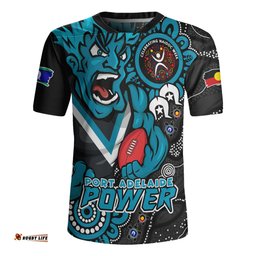 Port Adelaide Power Through Generations NAIDOC Edition Rugby Jersey