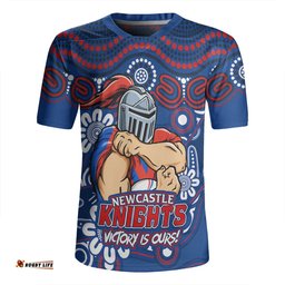 Newcastle Knights Aboriginal Inspired Tough Fan Rugby For Life Rugby Jersey