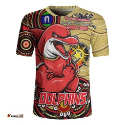 Redcliffe Dolphins Spirit Of NAIDOC Series Rugby Jersey