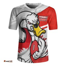 Sydney Swans Defend The Pride Rugby Jersey