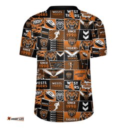 Wests Tigers Jersey Team Of Us Die Hard Fan Supporters Comic Style Rugby Jersey