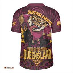 Queensland Maroons State Crusher Maroons Rugby Jersey