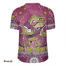 Queensland Cane Toads Custom Custom With Aboriginal Inspired Style Of Dot Painting Patterns Rugby Jersey