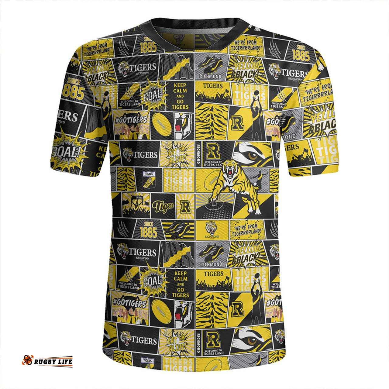 Richmond Legacy Of The Pride Comic Style Rugby Jersey