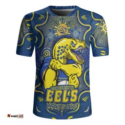 Parramatta Eels Aboriginal Pattern Inspired Victory Is Ours Rugby Jersey