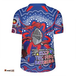 Newcastle Knights Aboriginal Inspired Naidoc Week Custom For Die Hard Fan Supporters Rugby Jersey