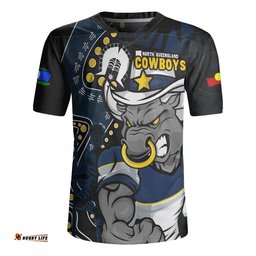 North Queensland Cowboys NAIDOC Indigenous Warrior Spirit Rugby Jersey