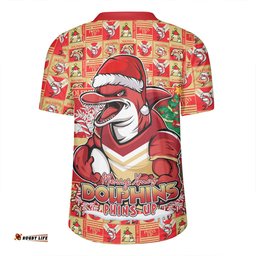 Redcliffe Dolphins Merry Ugly Christmas Comic Style Rugby Jersey