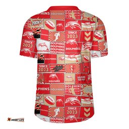Redcliffe Dolphins Team Of Us Die Hard Fan Supporters Comic Style Rugby Jersey