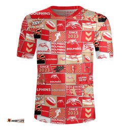 Redcliffe Dolphins Team Of Us Die Hard Fan Supporters Comic Style Rugby Jersey