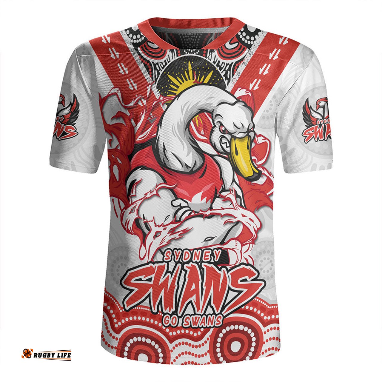 Sydney Swans Ripped Legacy of the Game Rugby Jersey