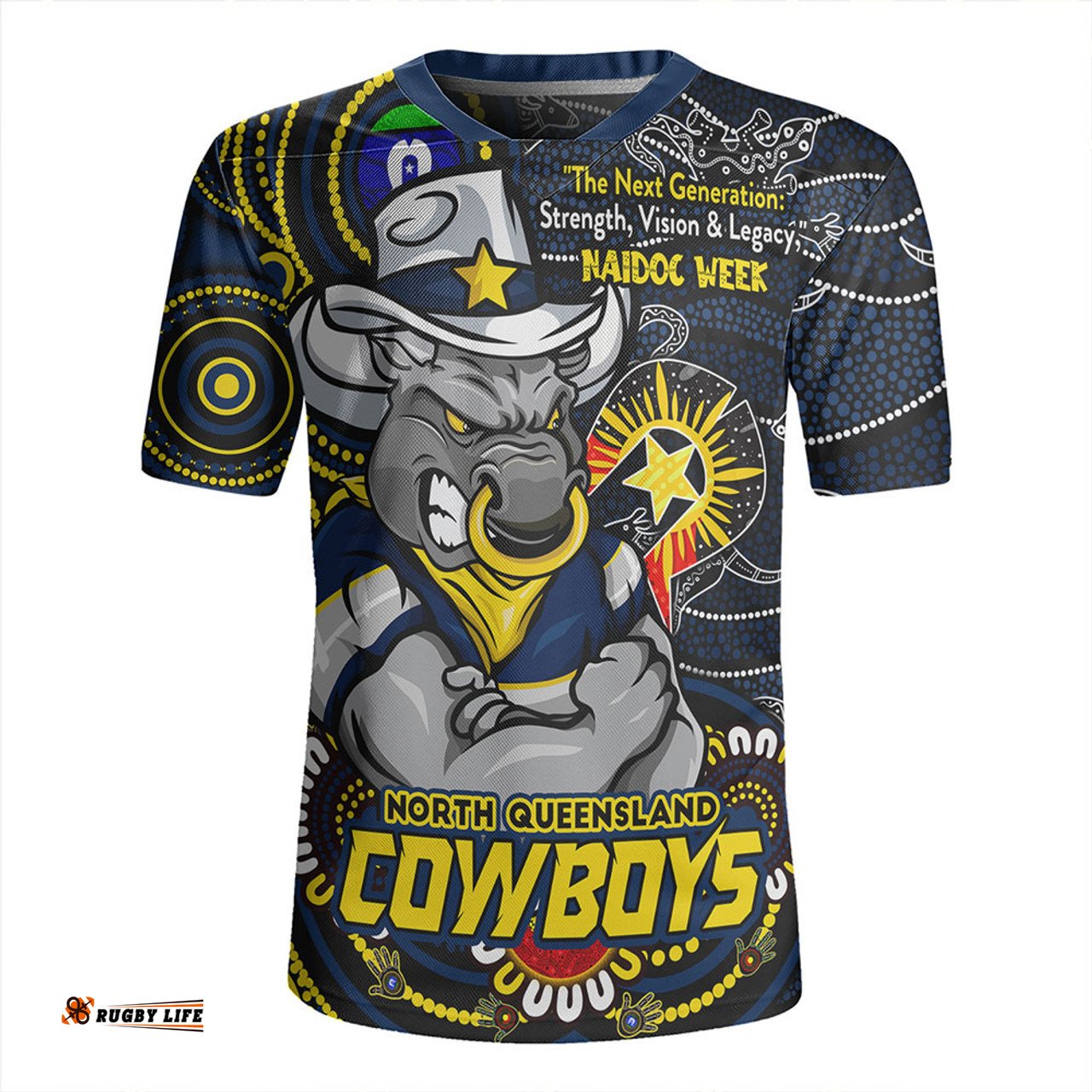 North Queensland Cowboys Spirit Of NAIDOC Series Rugby Jersey