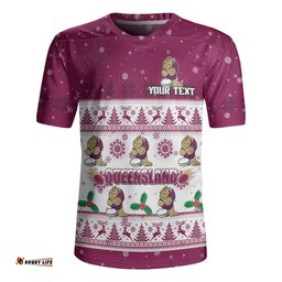 Queensland Cane Toads Christmas Custom Special Ugly Christmas Rugby Jersey