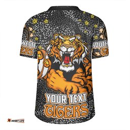 Wests Tigers Custom Team With Dot And Star Patterns For Tough Fan Rugby Jersey