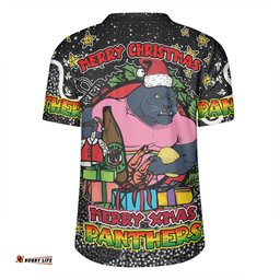 Penrith Panthers Christmas Custom Merry Christmas Our Beloved Team With Aboriginal Dot Art Pattern Rugby Jersey