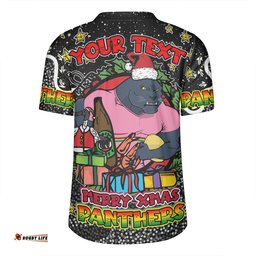 Penrith Panthers Christmas Custom Merry Christmas Our Beloved Team With Aboriginal Dot Art Pattern Rugby Jersey