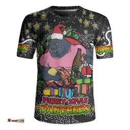 Penrith Panthers Christmas Custom Merry Christmas Our Beloved Team With Aboriginal Dot Art Pattern Rugby Jersey