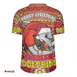 Redcliffe Dolphins Christmas Custom Christmas Knit Patterns Vintage Jersey Ugly Rugby Jersey