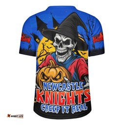 Newcastle Knights Dark Moon Rugby Halloween Battle Edition Rugby Jersey
