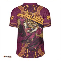 Queensland Maroons Maroon Venom QLD Strikeforce Rugby Jersey