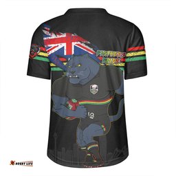 Penrith Panthers Custom For Die Hard Fan Australia Flag Scratch Style Rugby Jersey
