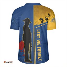 Parramatta Eels Anzac Day Lest We Forget Poppy Rugby Jersey