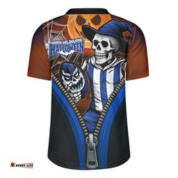 North Melbourne Halloween Night Reaper Zipper Rugby Jersey
