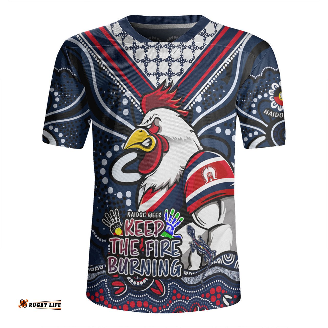 Sydney Roosters Aboriginal Inspired Naidoc Week Custom For Die Hard Fan Supporters Rugby Jersey
