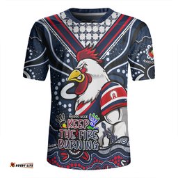 Sydney Roosters Aboriginal Inspired Naidoc Week Custom For Die Hard Fan Supporters Rugby Jersey