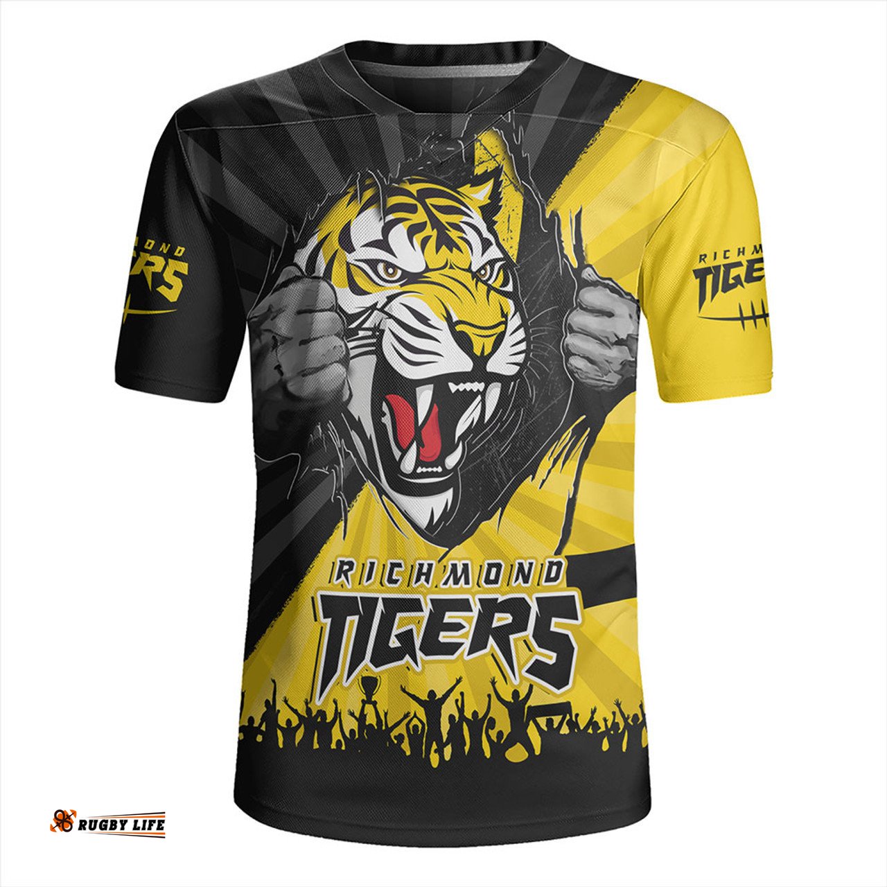 Richmond Breaking Through Fan Design Rugby Jersey