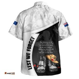 RugbyLife Shop Australia Hawaiian Shirt Anzac Day Proud Remembrance Of Fallen Heroes
