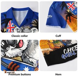 RugbyLife Shop Australia Hawaiian Shirt Australia Day Coastal BBQ Beer Summer Vibes