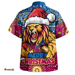 RugbyLife Shop Brisbane Lions Hawaiian Shirt Ugly Christmas Knit Patterns Vintage Jersey