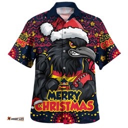 RugbyLife Shop Adelaide Crows Hawaiian Shirt Ugly Christmas Knit Patterns Vintage Jersey