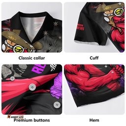 RugbyLife Shop Essendon Hawaiian Shirt Anzac Day In Memory Of Animals That Served