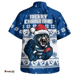 RugbyLife Shop Geelong Cats Hawaiian Shirt Special Ugly Christmas Holiday Footy Fans