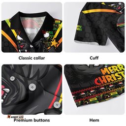 RugbyLife Shop Penrith Panthers Hawaiian Shirt Merry Christmas Festive Spirit Edition