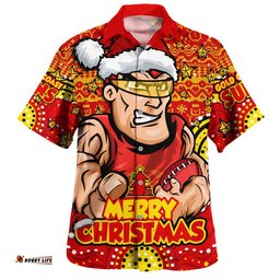 RugbyLife Shop Gold Coast SUNS Hawaiian Shirt Ugly Christmas Knit Patterns Vintage Jersey