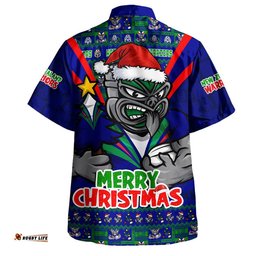 RugbyLife Shop New Zealand Warriors Hawaiian Shirt Merry Christmas Festive Spirit Edition
