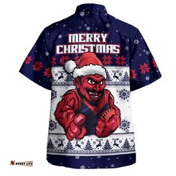 RugbyLife Shop Melbourne Hawaiian Shirt Special Ugly Christmas Holiday Footy Fans
