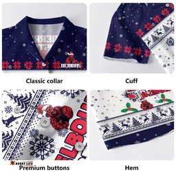 RugbyLife Shop Melbourne Hawaiian Shirt Special Ugly Christmas Holiday Footy Fans