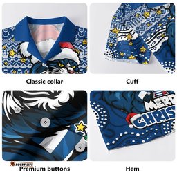 RugbyLife Shop Geelong Cats Hawaiian Shirt Ugly Christmas Knit Patterns Vintage Jersey