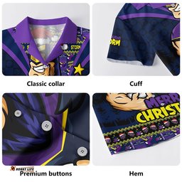 RugbyLife Shop Melbourne Storm Hawaiian Shirt Merry Christmas Festive Spirit Edition