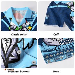 RugbyLife Shop New South Wales Blues Hawaiian Shirt Merry Christmas Festive Spirit Edition