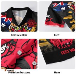 RugbyLife Shop Essendon Hawaiian Shirt ANZAC Day Honour And Football Legacy