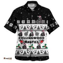 RugbyLife Shop Collingwood Hawaiian Shirt Special Ugly Christmas Holiday Footy Fans