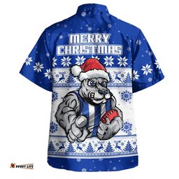 RugbyLife Shop North Melbourne Hawaiian Shirt Special Ugly Christmas Holiday Footy Fans