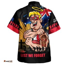 RugbyLife Shop St Kilda Hawaiian Shirt ANZAC Day Honour And Football Legacy