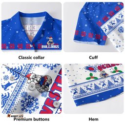 RugbyLife Shop Western Bulldogs Hawaiian Shirt Special Ugly Christmas Holiday Footy Fans