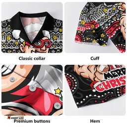RugbyLife Shop St Kilda Hawaiian Shirt Ugly Christmas Knit Patterns Vintage Jersey